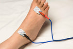 BioTab electrodes attached to foot