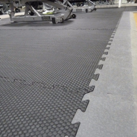 Interlocking rubber mats - for free weights areas - Idass